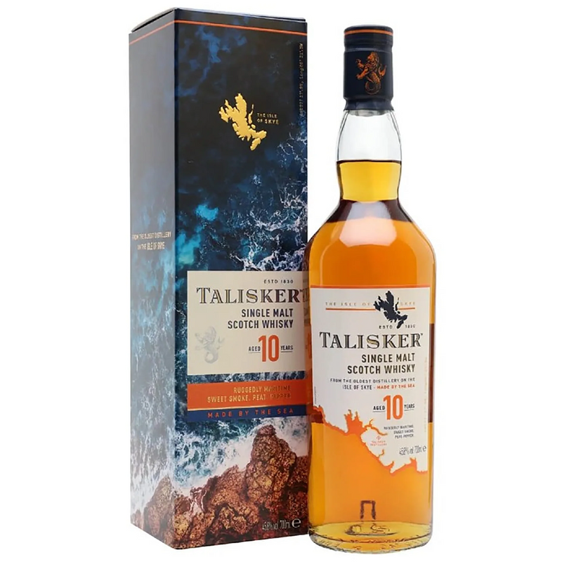 TALISKER 10YO SINGLE MALT SCOTCH WHISKY 700ML