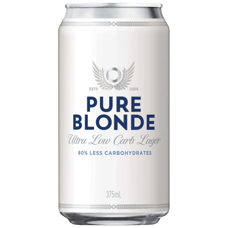 PURE BLONDE LAGER CAN 375ML