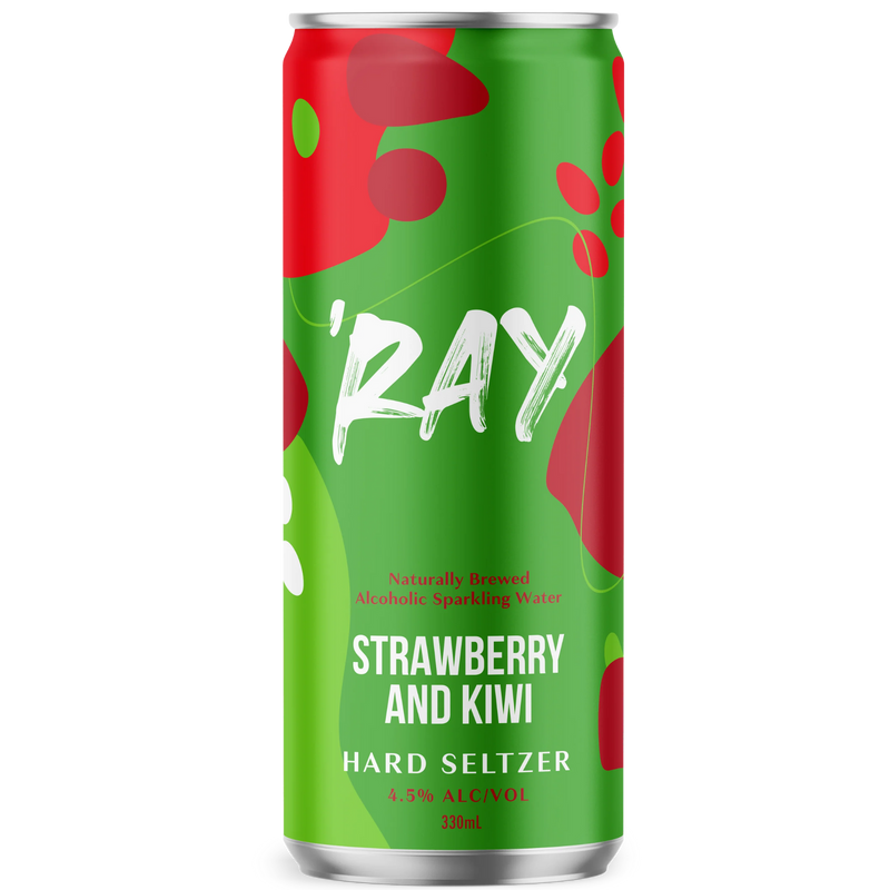 HOP NATION RAY STRAWBERRY & KIWI SELTZER CAN 330ML