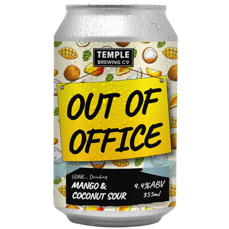 TEMPLE BREWING OUT OF OFFICE SOUR CAN 355ML