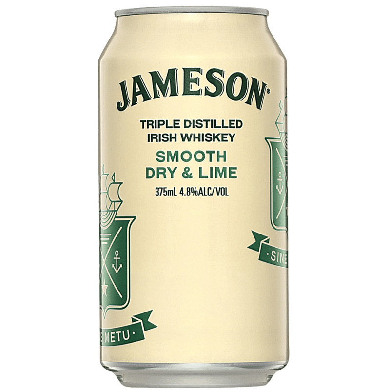 JAMESON SMOOTH DRY & LIME CAN 375ML