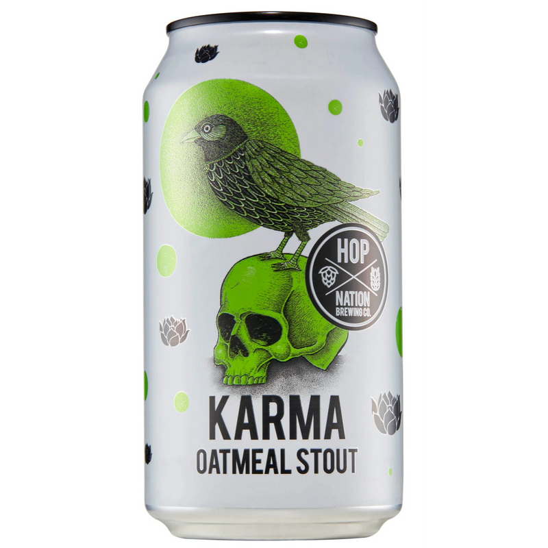 HOP NATION KARMA OATMEAL STOUT CAN 375ML