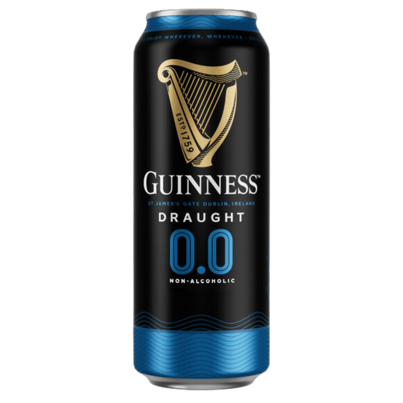 GUINNESS DRAUGHT 0.0 NON ALCOHOLIC CAN 440ML