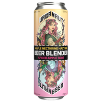 Urbanaut Beer Blender Maple Nectarine Hazy IPA & Spiced Apple Sour Can 500ml