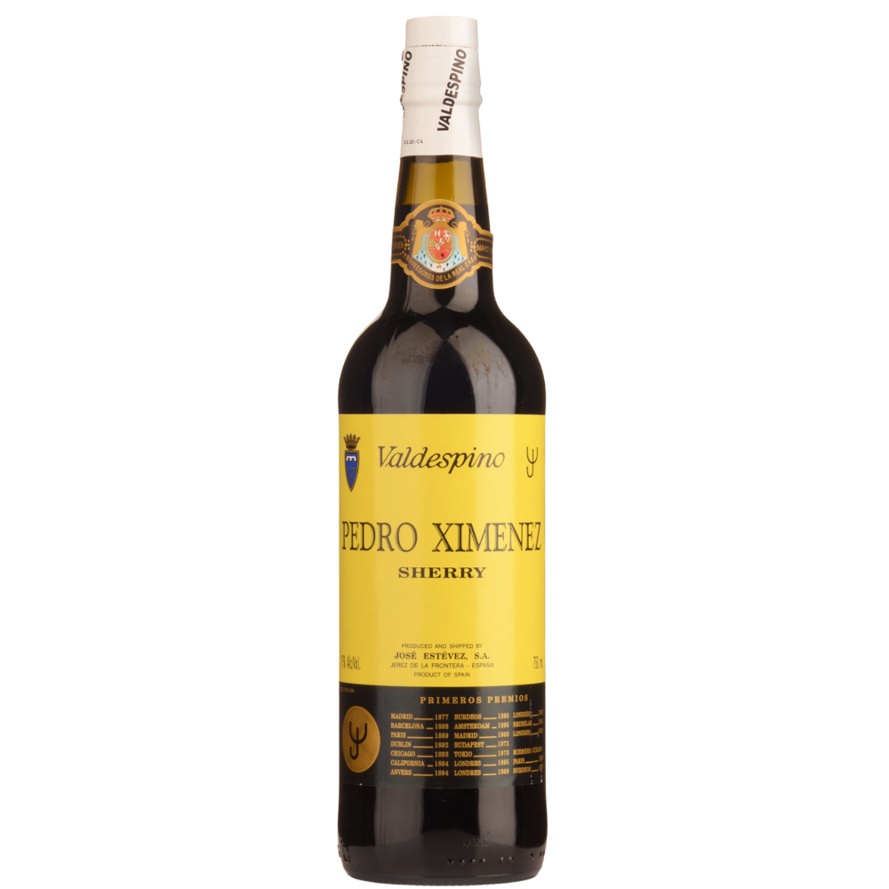VALDESPINO PEDRO XIMENEZ YELLOW LABEL SHERRY 750ML