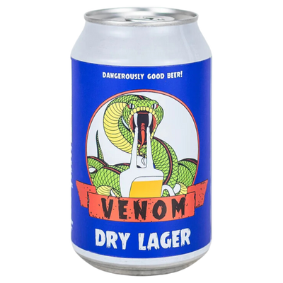 VENOM DRY LAGER CANS 330ML