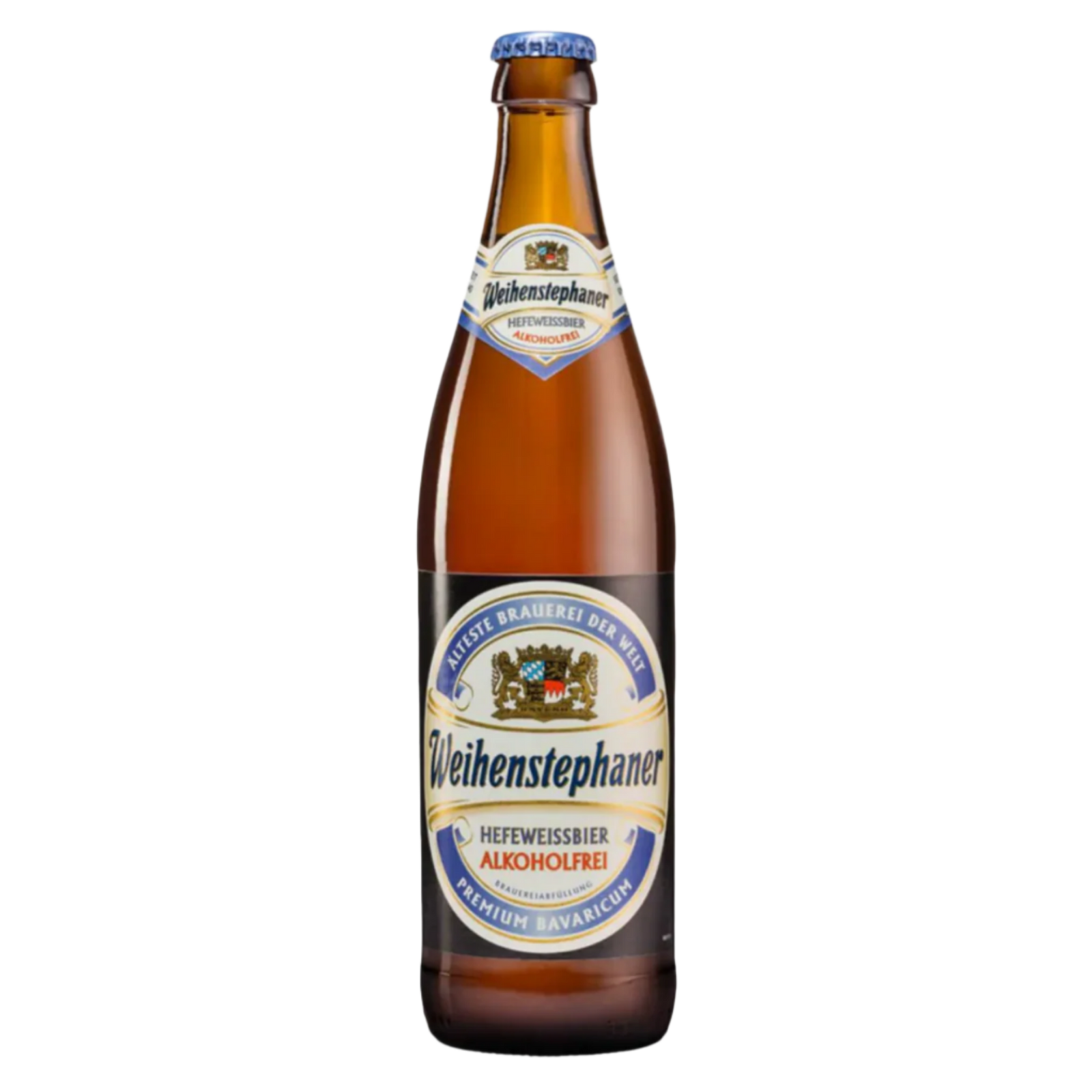 WEIHENSTEPHANER HEFE WEISSBIER NON-ALCOHOLIC BOTTLE 500ML