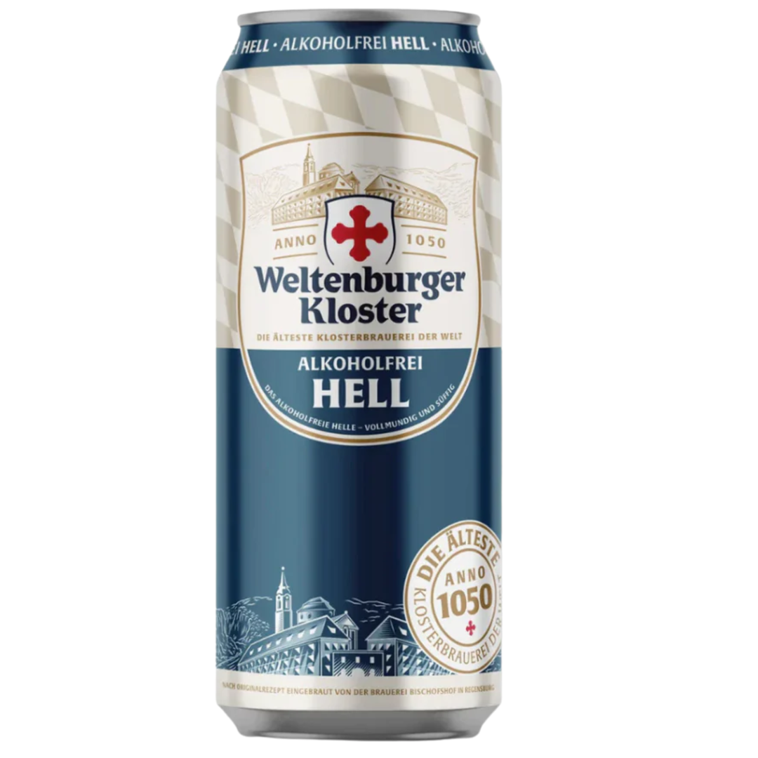 Weltenburger Kloster Alkoholfrei Hell Lager Non-Alc Can 500ml