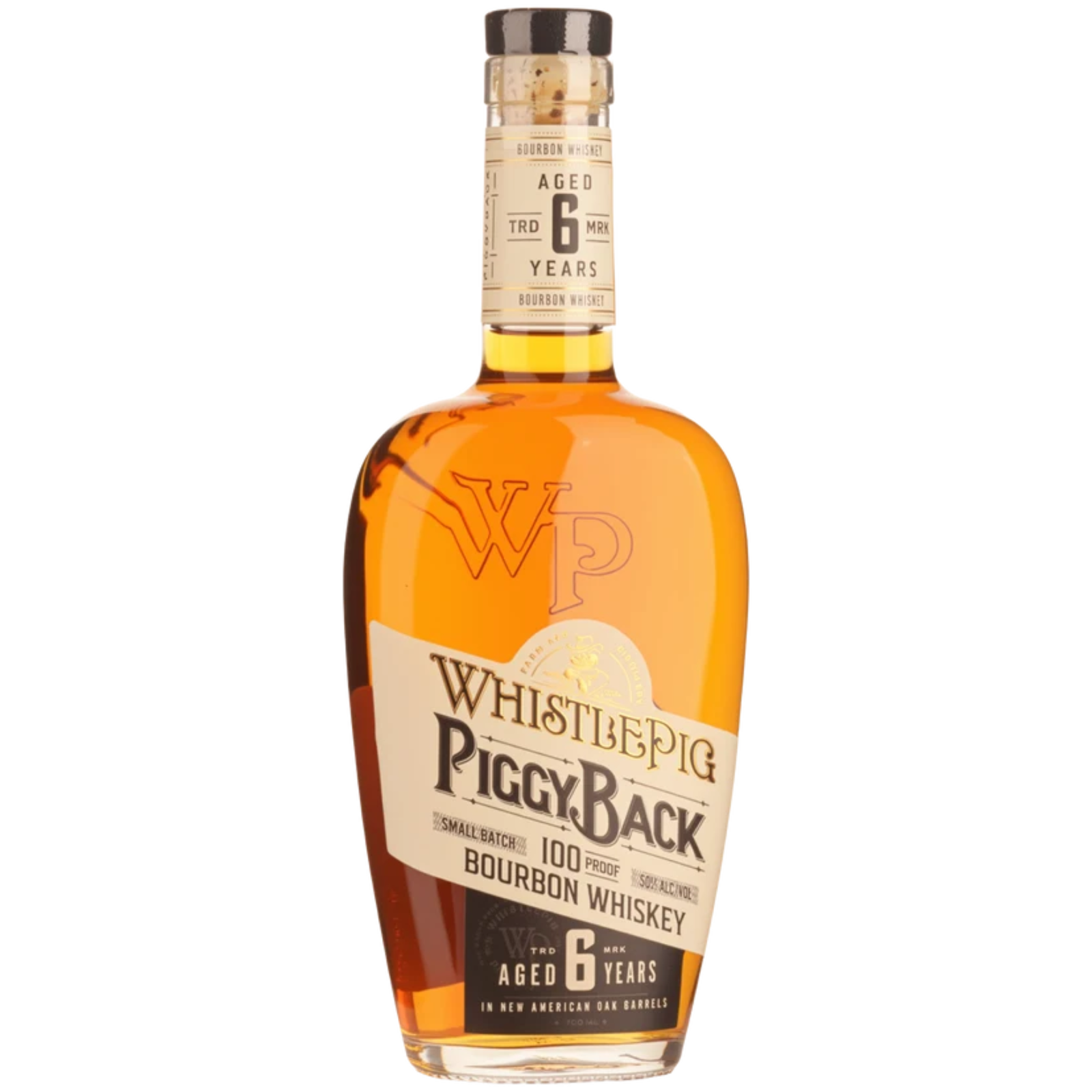 Whistle Pig Piggy Back 6 Year Old Bourbon Whiskey 700ml