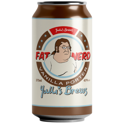 YULLI'S BREWS FAT NERD VANILLA PORTER CAN 375ML