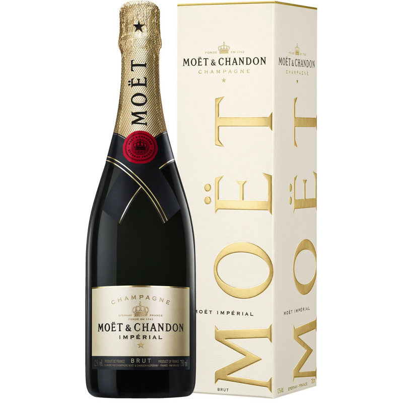 MOET & CHANDON BRUT NV GIFT BOXED CHAMPAGNE 750ML