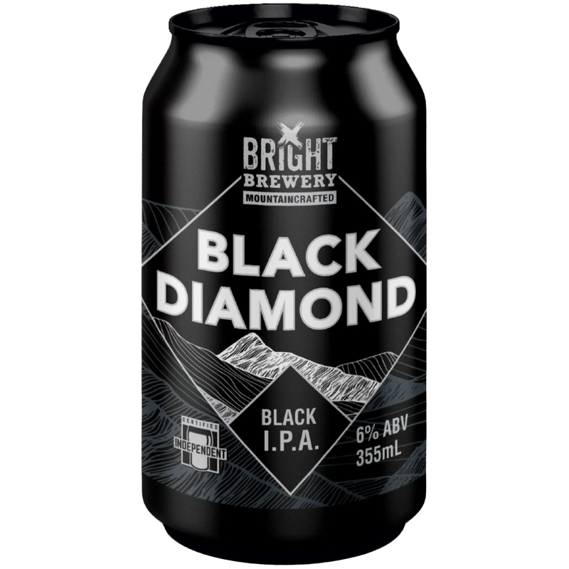 BRIGHT BREWERY BLACK DIAMOND IPA CAN 355ML