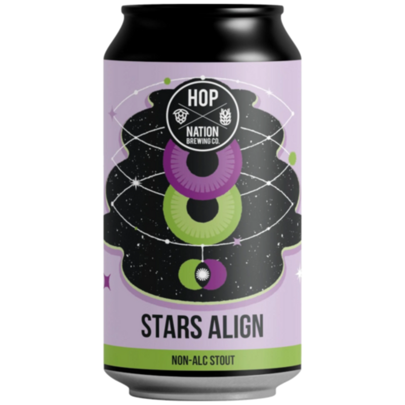 HOP NATION STARS ALIGN NON-ALCOHOLIC STOUT CAN 375ML