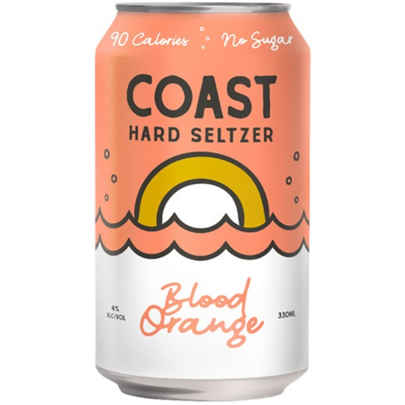 BLACKMANS COAST BLOOD ORANGE HARD SELTZER 330ML