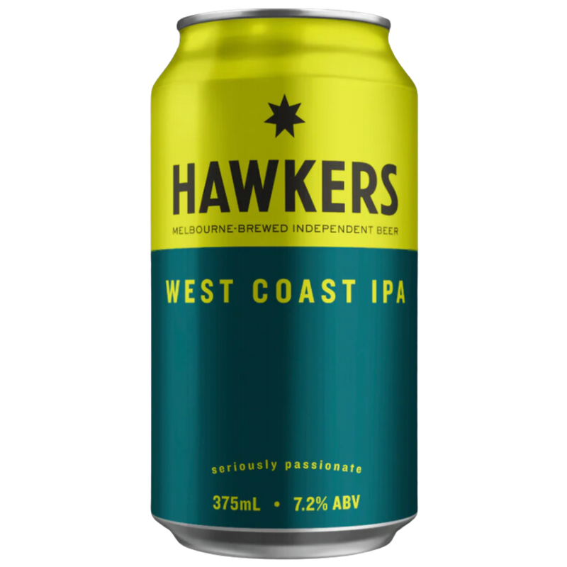 HAWKERS WEST COAST IPA CAN 375ML