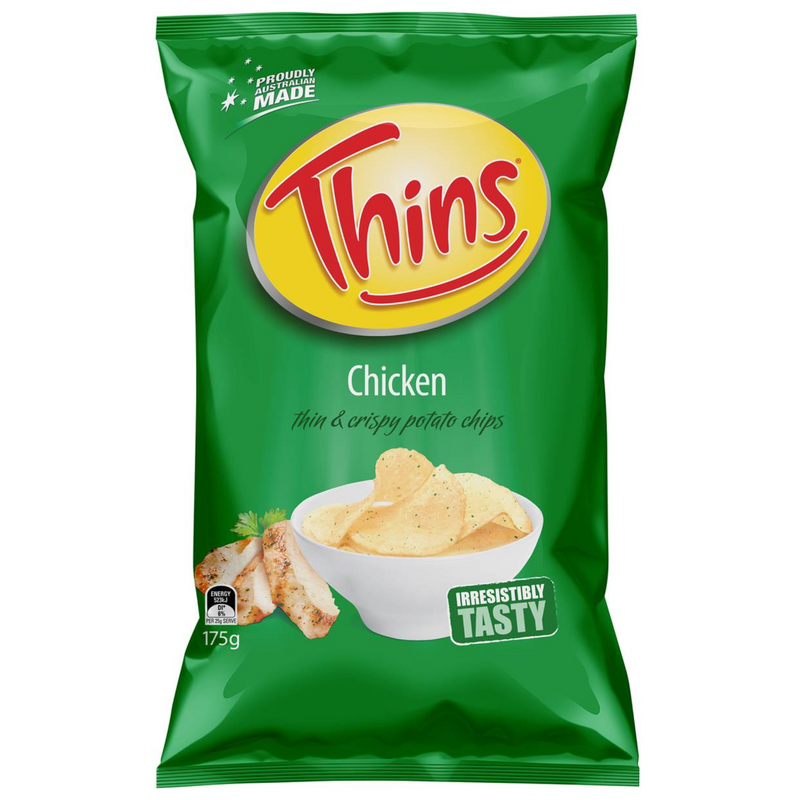 THINS CHICKEN CHIPS 175G