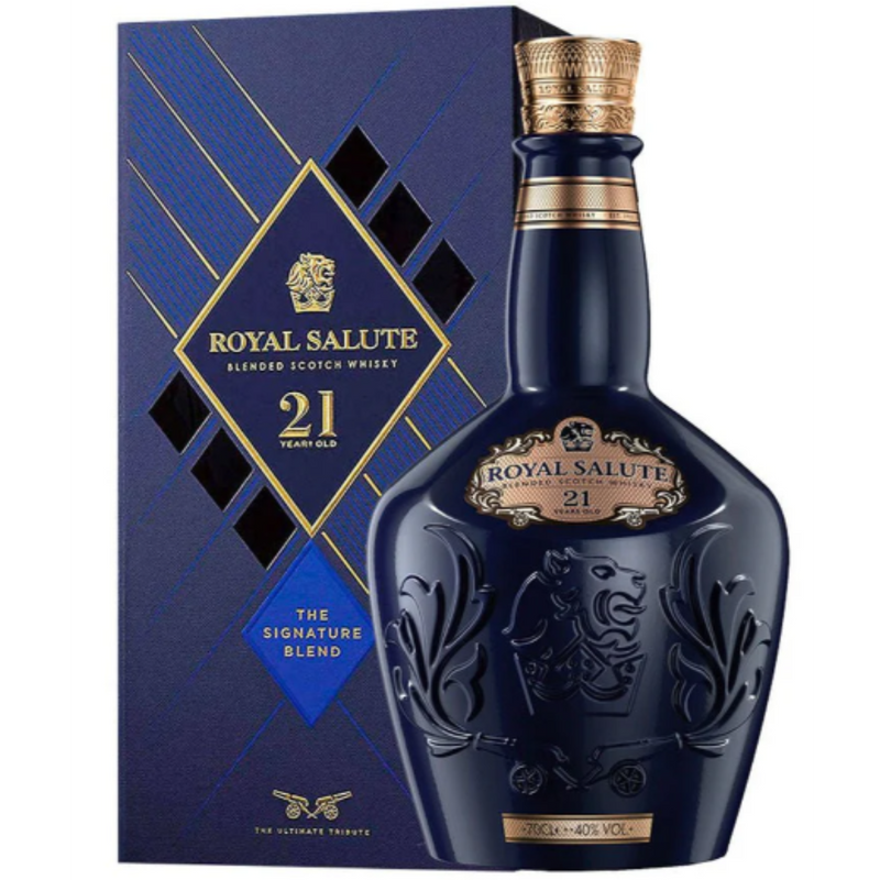 CHIVAS ROYAL SALUTE 21 YEAR OLD BLENDED SCOTCH WHISKY 700ML