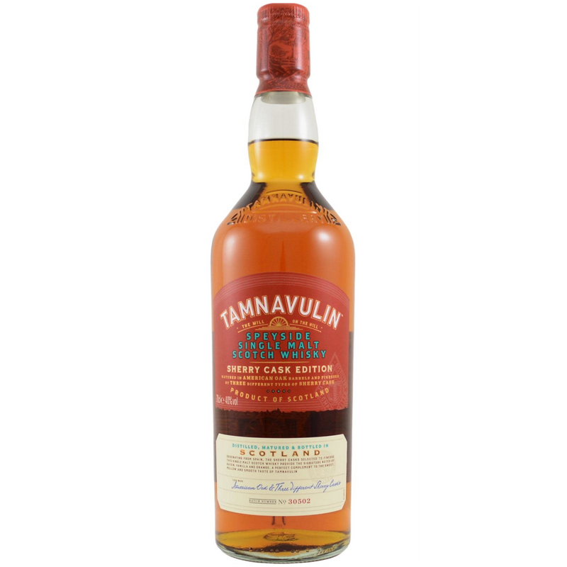 TAMNAVULIN SHERRY CASK EDITION SINGLE MALT SCOTCH WHISKY 700ML