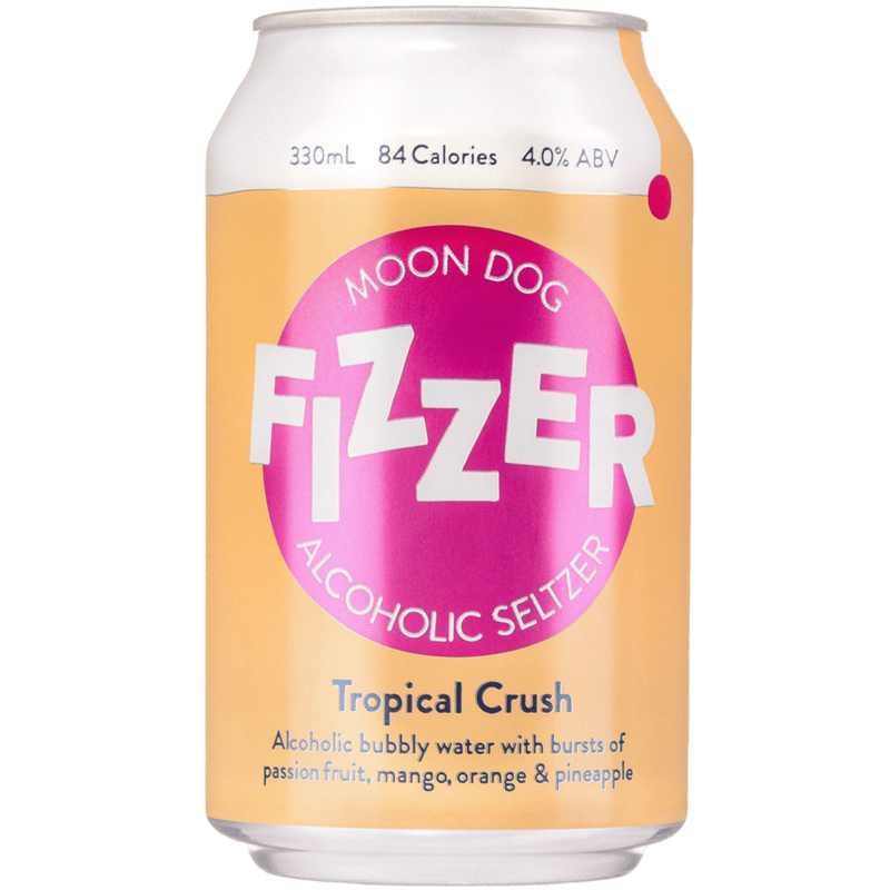 MOON DOG FIZZER SELTZER TROPICAL CRUSH CAN 330ML