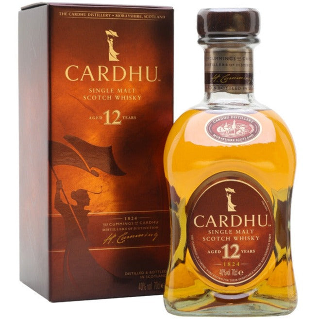 CARDHU 12YO SINGLE MALT SCOTCH WHISKY 700ML