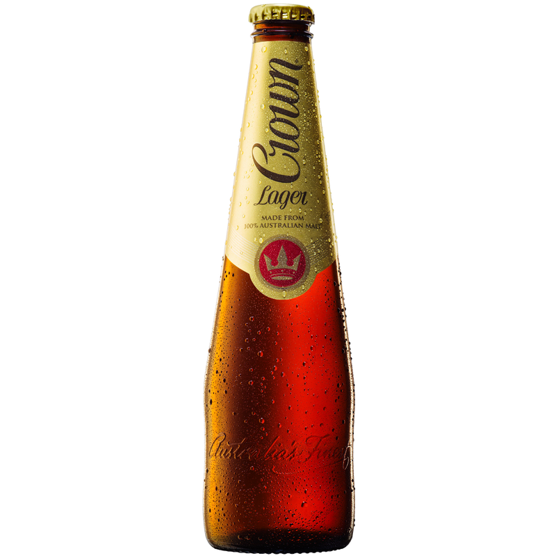 CROWN LAGER BOTTLE 375ML