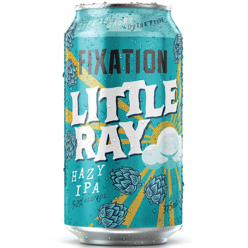 FIXATION LITTLE RAY HAZY IPA CAN 375ML