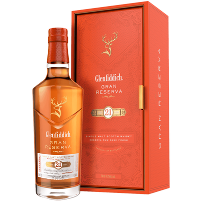 GLENFIDDICH 21YO GRAN RESERVA SINGLE MALT SCOTCH WHISKY 700ML