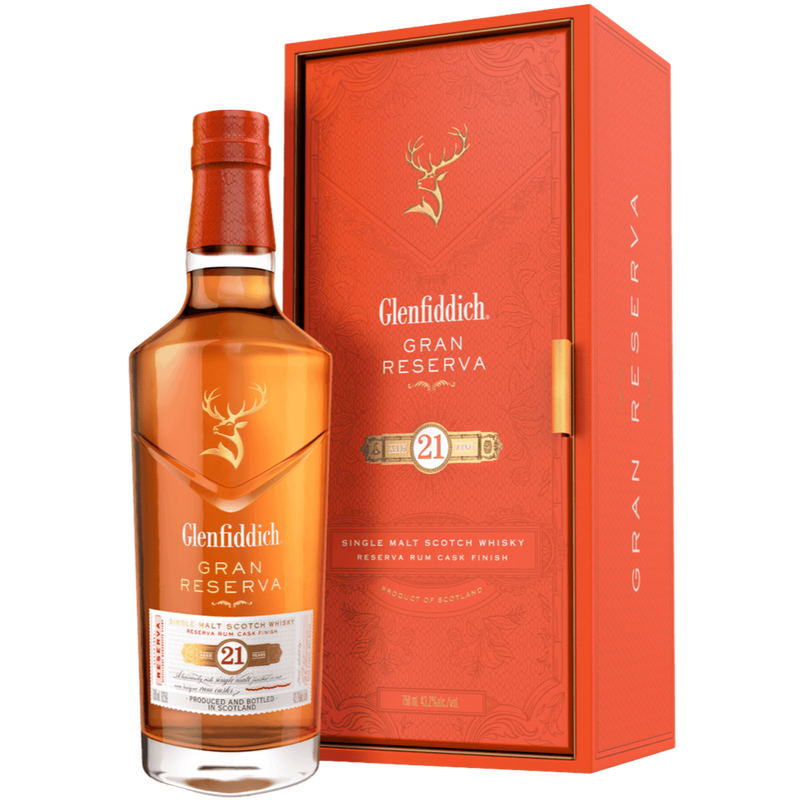 GLENFIDDICH 21YO GRAN RESERVA SINGLE MALT SCOTCH WHISKY 700ML