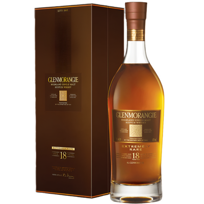 GLENMORANGIE EXTREMELY RARE 18YO SINGLE MALT SCOTCH WHISKY 700ML