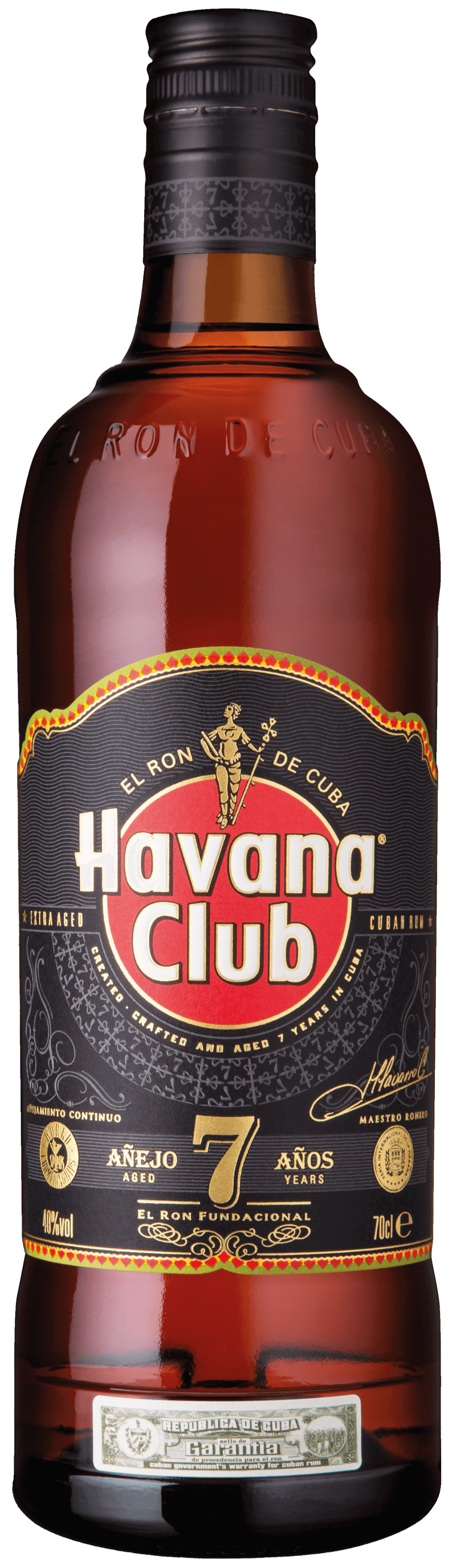 HAVANA CLUB ANEJO 7 ANOS RUM 700mL