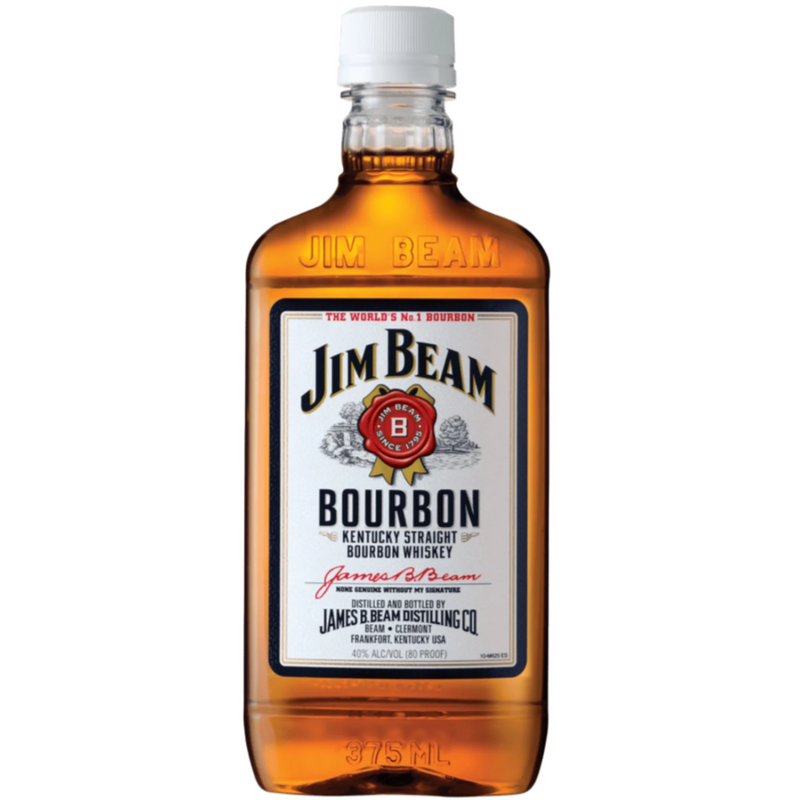 JIM BEAM WHITE BOURBON WHISKEY 375ML