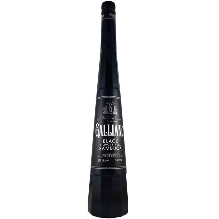 GALLIANO BLACK SAMBUCA LIQUEUR 700ML