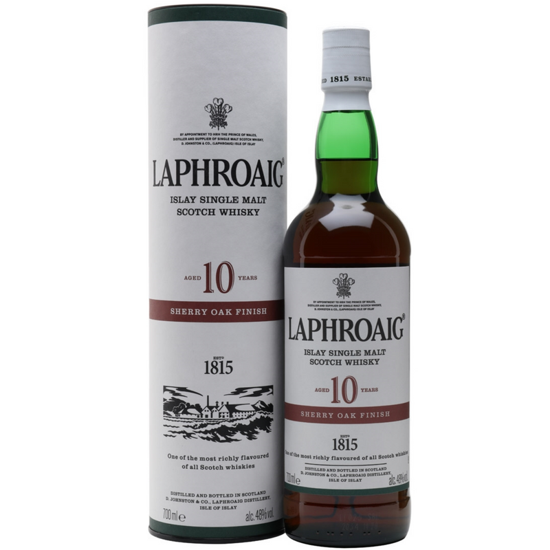 LAPHROAIG 10YO SHERRY OAK FINISH SINGLE MALT SCOTCH WHISKY 700ML