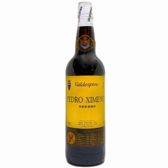 VALDESPINO PEDRO XIMENEZ YELLOW LABEL SHERRY 750ML