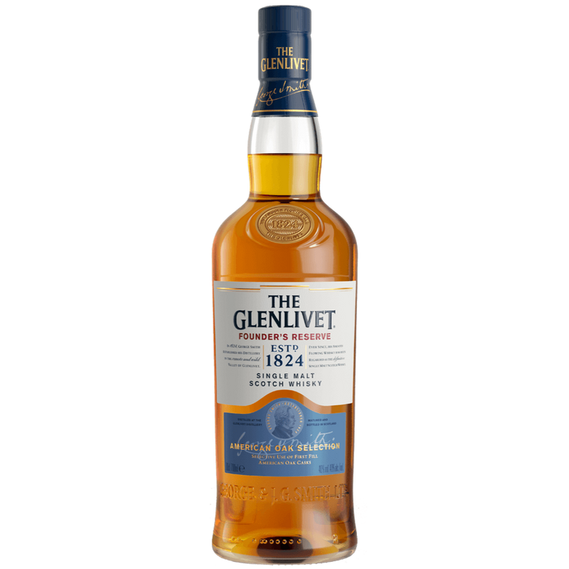 THE GLENLIVET FOUNDERS RESERVE SINGLE MALT SCOTCH WHISKY 700ML