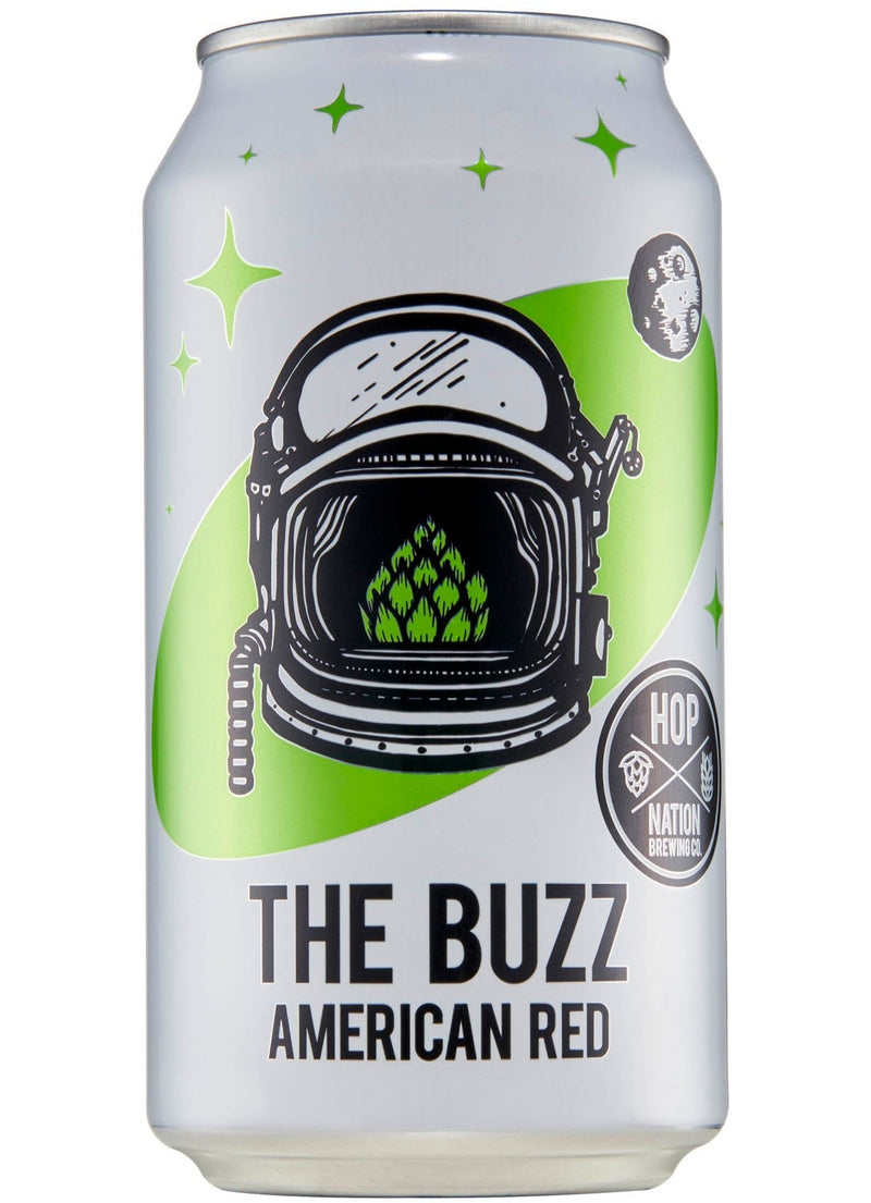 HOP NATION THE BUZZ AMERICAN RED CAN 375ML