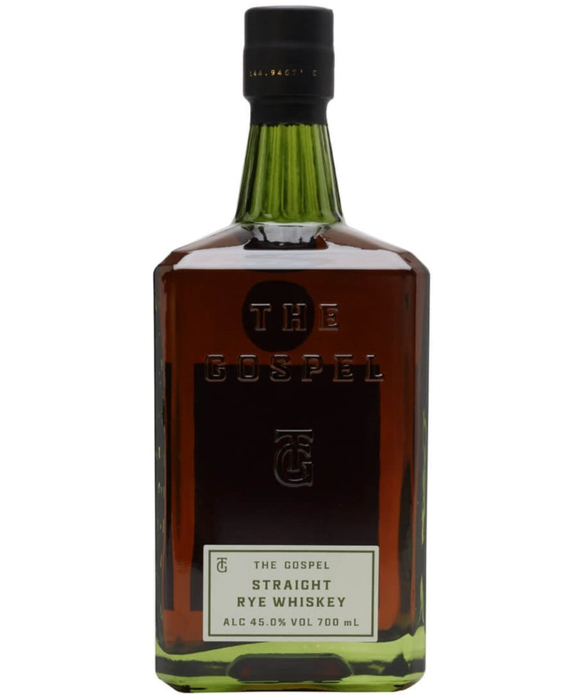 THE GOSPEL STRAIGHT RYE WHISKEY 700ML