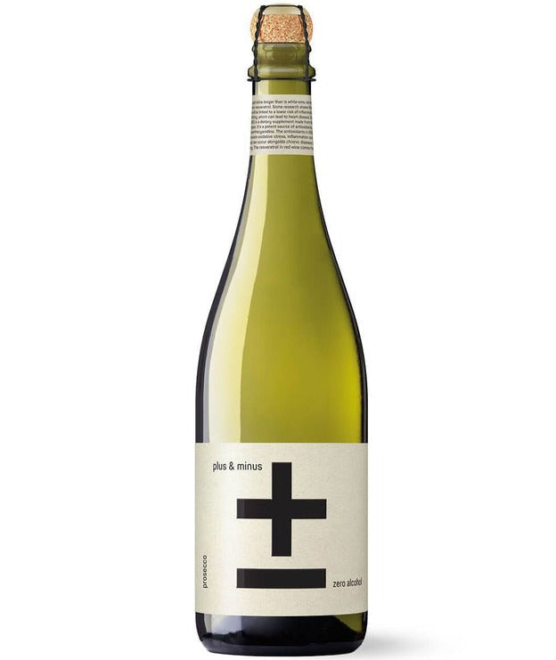 PLUS & MINUS PROSECCO ZERO ALCOHOL 750ML – ParkhillCellars