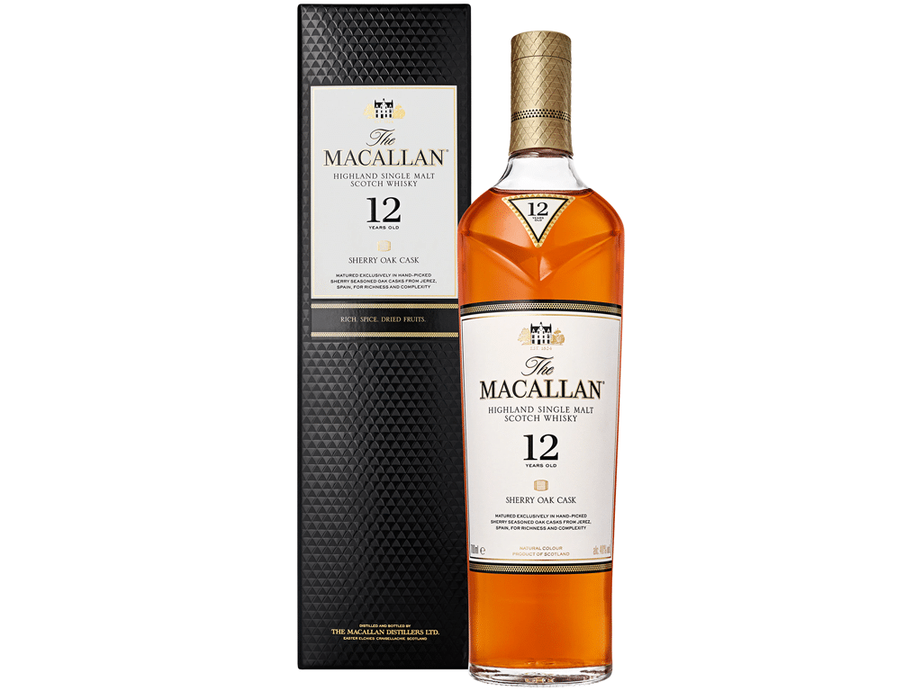 The Macallan Fine Oak 12 Year Old Single Malt Scotch Whisky 700ml Parkhill Cellars
